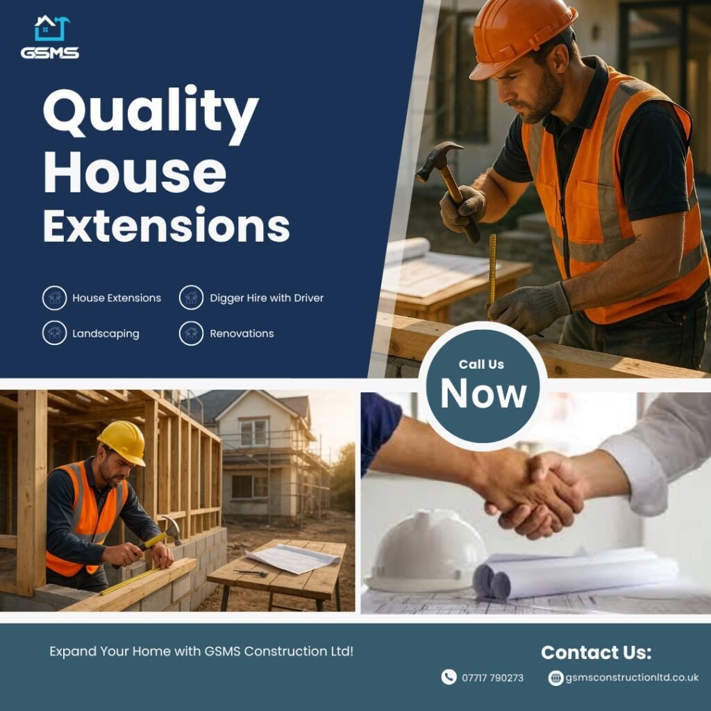 Modern house extension in London by GSMS Construction Ltd