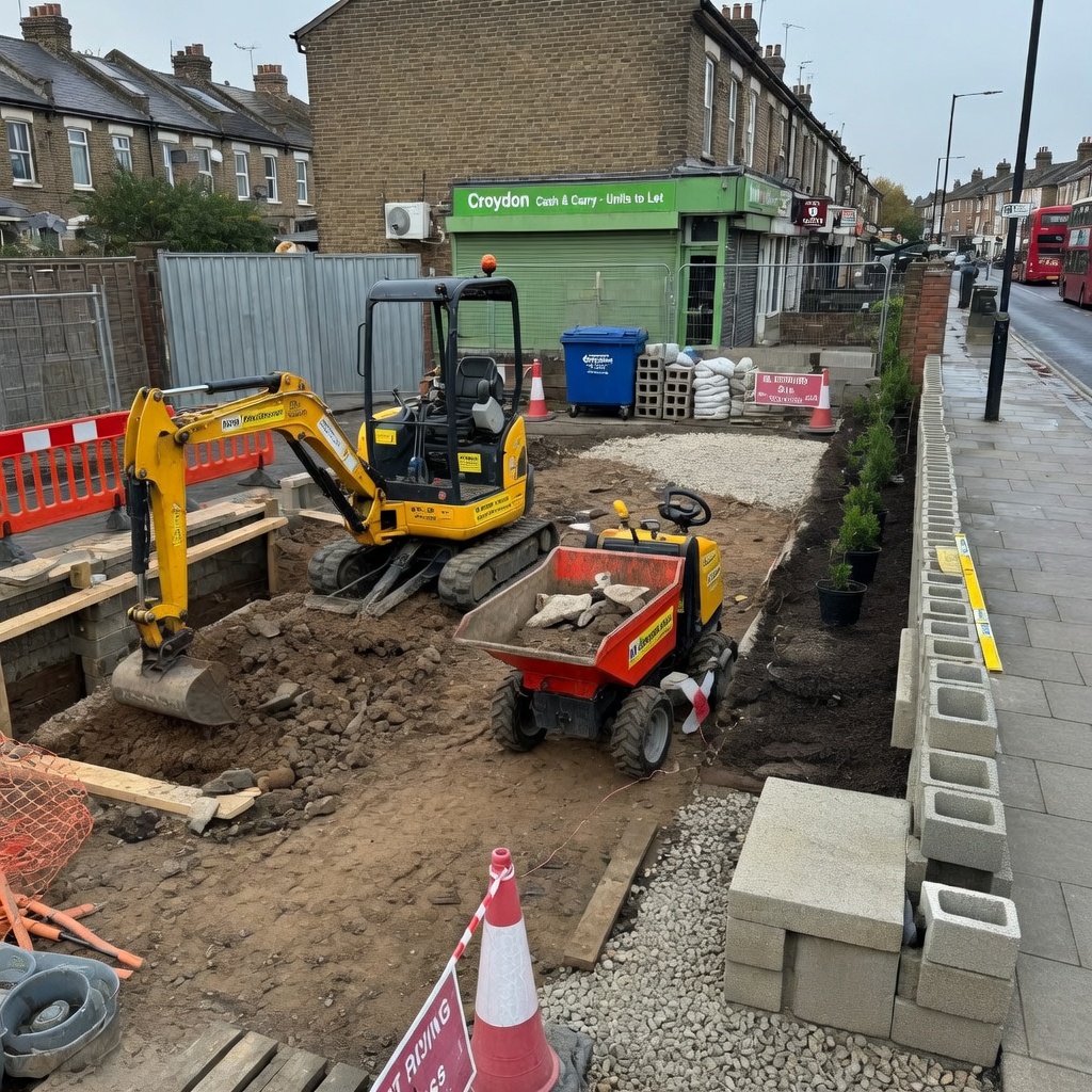 digger hire in croydon