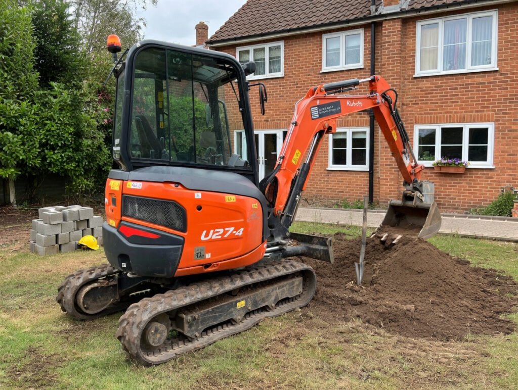 digger hire in wembley town