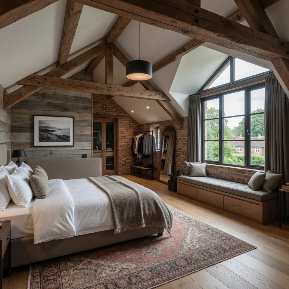 Luxury loft conversion master suite