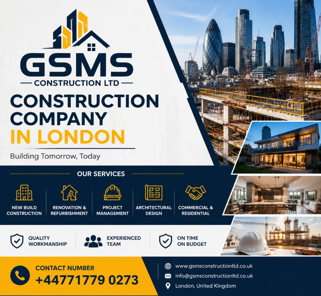 construction compay in london
