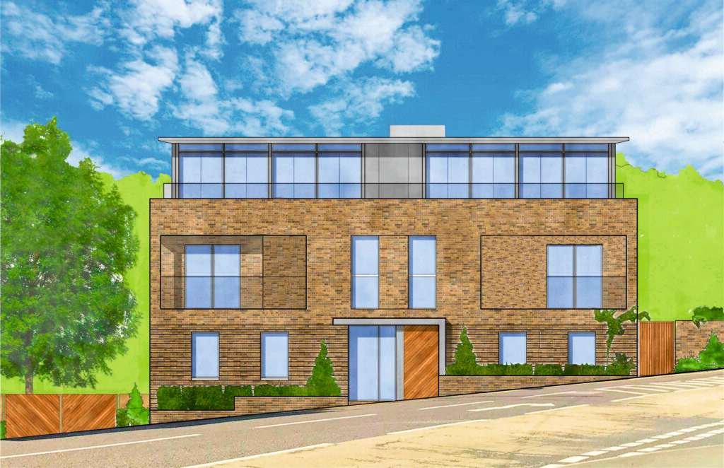 Development of eight flats in Canterbury, Kent (CGI)